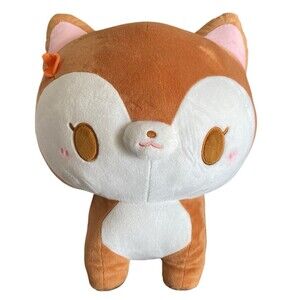 Bird Uyen Deer Plushie 15" Stuffed Animal Brown White Round 1